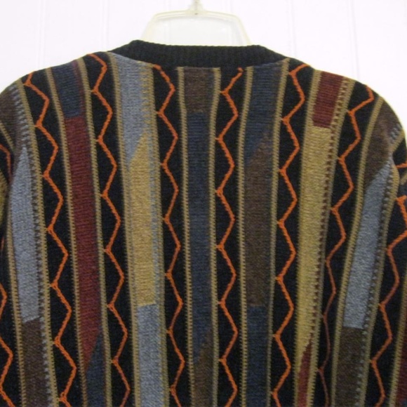 Mens TUNDRA Sz L Multi-Color Sweater - Picture 6 of 7